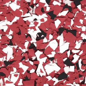 red epoxy flakes