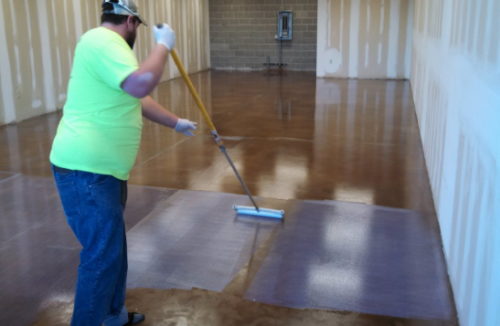 how to seal concrete floors