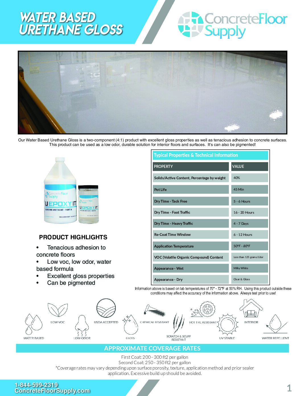 Floor Coatings | Urethane | Concrete Floor Supply