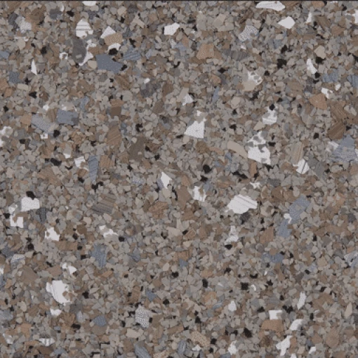 B-4109 Mudstone Hybrid Epoxy Flakes | Browns, Black, White & Grey Chips | Concrete Floor Supply