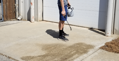 concrete driveway