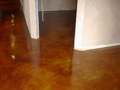 Acid Stained Concrete Floor